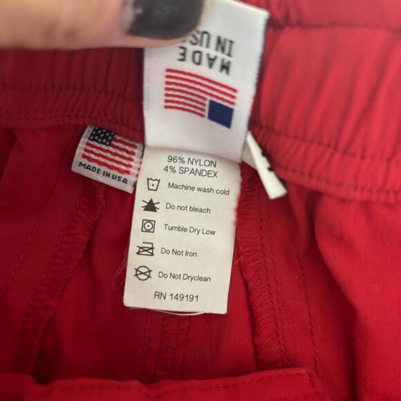 Topo Designs nylon pants women’s size medium red hike camp outdoor track - Picture 6 of 9